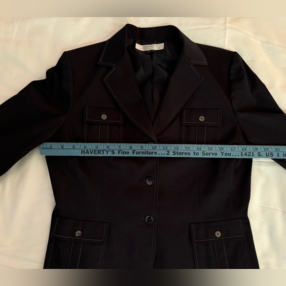 NWT navy blue Tahari pantsuit - 10 - Picture 12 of 12
